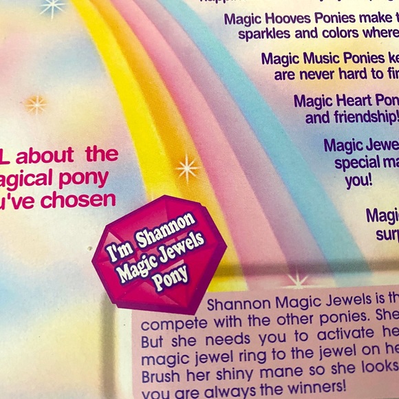 MAGIC TOUCH PONY VTG 90s MAGIC JEWELS PONIES, LIGHT UP & BLINK COLLECTION OF 4 - Picture 13 of 15
